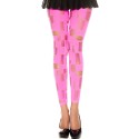 Legging rose fluo ajouré petits et grands trous