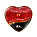 Mini bougie de massage noix de coco boîte coeur 35ml