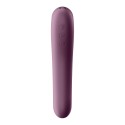 Satisfyer 2 en 1 Stimulateur de clitoris et vibromasseur Dual kiss rouge Satisfyer