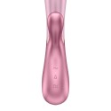 Satisfyer Vibromasseur rabbit rose chauffant USB connecté Hot Lover Satisfyer