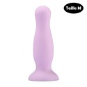 Plug anal ventouse violet pastel taille M