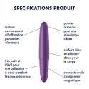 Satisfyer Vibromasseur violet USB Ultra Power Bullet 6 Satisfyer