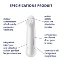 Satisfyer Vibromasseur blanc USB Ultra Power Bullet 3 Satisfyer