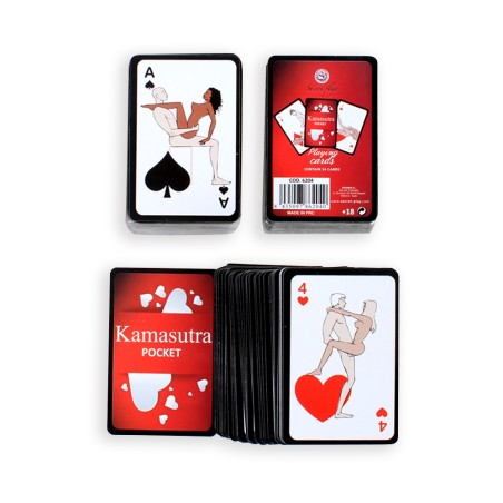 Mini jeu de 54 cartes Kamasutra