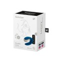 Satisfyer Vibromasseur connecté pour couple avec télécommande Double Love bleu Satisfyer