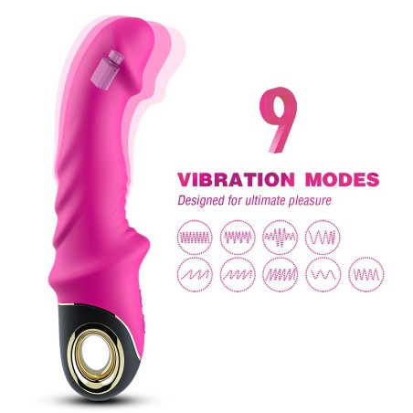 Vibromasseur rose G-spot JoyBlade vibrations puissantes