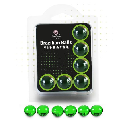 6 boules Brésiliennes effet vibrant - BZ35912
