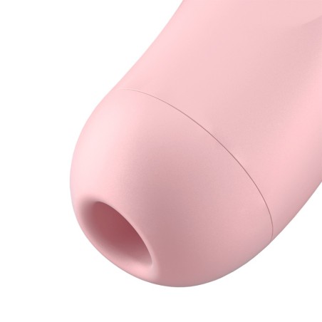 Satisfyer Stimulateur clitoridien connecté rose Curvy 2+ Satisfyer