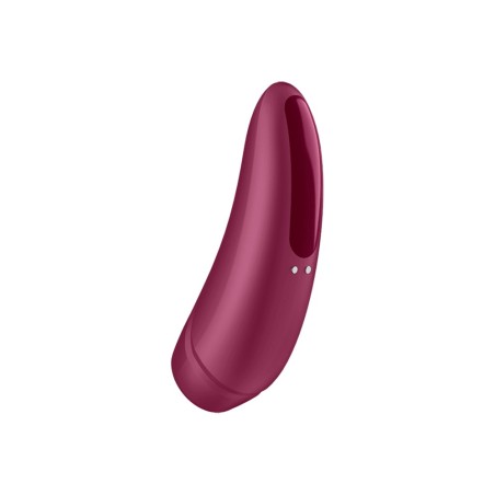 Satisfyer Stimulateur clitoridien connecté bordeaux Curvy 1+ Satisfyer