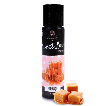 Gel lubrifiant caramel 100% comestible