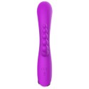 Vibromasseur triple stimulation très puissant violet USB