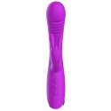 Vibromasseur triple stimulation très puissant violet USB