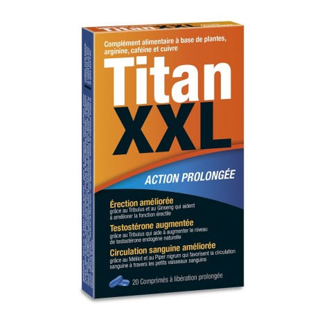 TitanXXL Stimulant sexuel 20 gélules