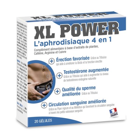XL Power aphrodisiaque naturel 20 gélules