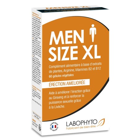 MenSize XL érection et taille - 60 gélules