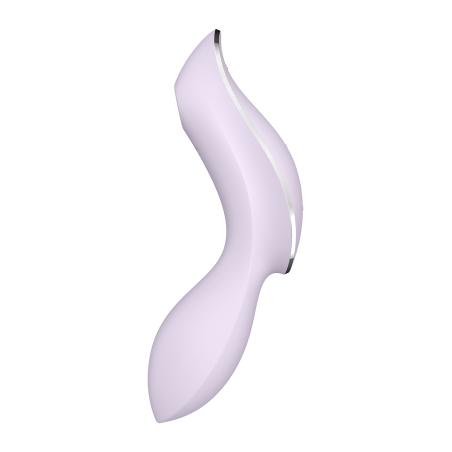 Vibromasseur et stimulateur de clitoris violet,  Curvy Trinity 2