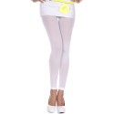 Legging blanc fin semi opaque