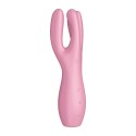 Satisfyer Vibromasseur point G avec stimulateur de clitoris USB rose Threesome 3 Satisfyer