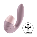 Satisfyer Vibromasseur point G avec stimulateur clitoris USB rose Supernova Satisfyer