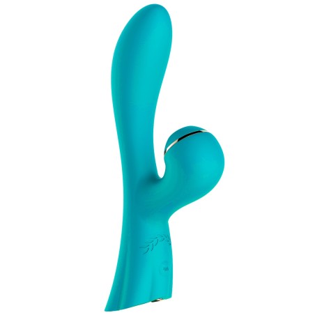 Vibromasseur double stimulation point G et clitoris bleu FAIRY USB