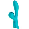 Vibromasseur double stimulation point G et clitoris bleu FAIRY USB