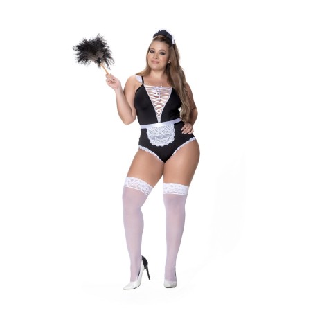 Costume de femme de ménage sexy, grande taille - MAL6414XCOS