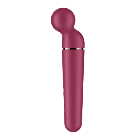 Vibromasseur wand rouge USB 60 vibrations Planet Wand-er Satisfyer - CC597844