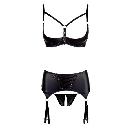 Ensemble noir trois pièces