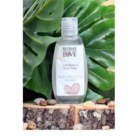 Lubrifiant à base d'eau 100% naturel Noix de Coco 90 ml