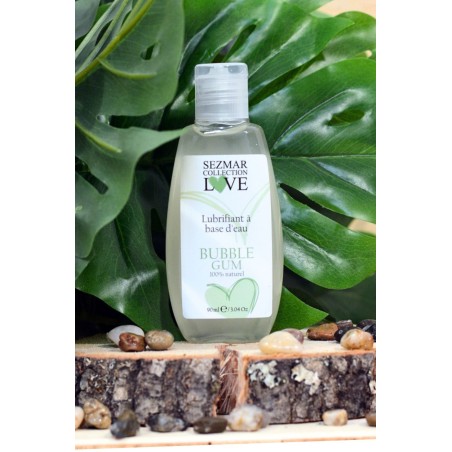 Lubrifiant à base d'eau 100% naturel Bubble Gum 90 ml