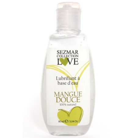 Lubrifiant à base d'eau 100% naturel Mangue douce 90ml