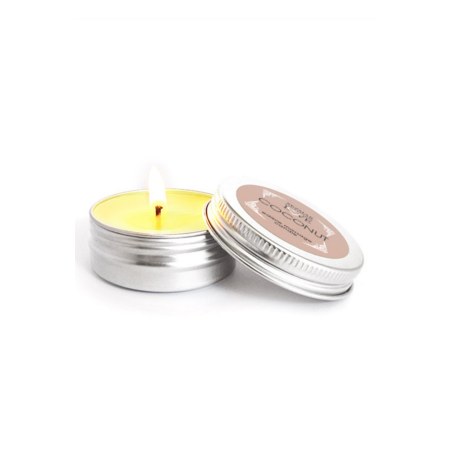 Mini Bougie de massage Noix de coco 30ml 100% naturelle