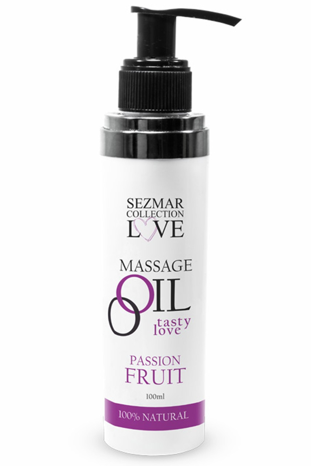 Huile de massage comestible Fruit de la passion 100% naturelle 100ml