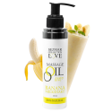 Huile de massage comestible milkshake banane 100% naturelle 100ml