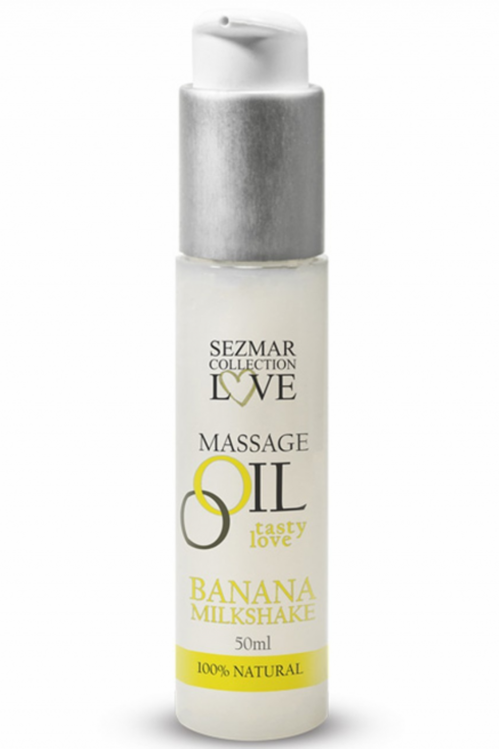Huile de massage comestible milkshake banane 50ml