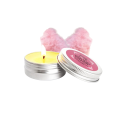 Mini Bougie de massage barbe à papa 30 ml 100% naturelle