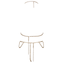 2 Chaines de corps dorées - R24505346001