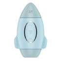 Stimulateur de clitoris violet vibration et air pulsé USB vert Mission control Satisfyer - CC597853