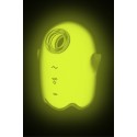 Stimulateur de clitoris fluorescent vibration et air pulsé USB vert Glowing Ghost Satisfyer - CC597852