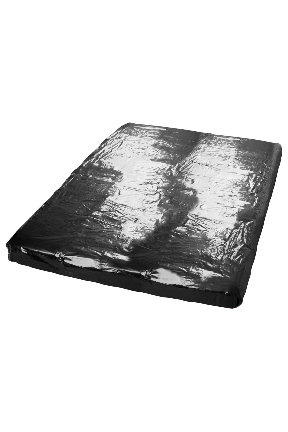 Drap de lit en vinyle noir 200 x 230 cm