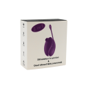 Vibromasseur clitoridien violet avec son œuf vibrant à distance
