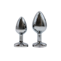 Plug bijou coeur en aluminium bijou rouge Small