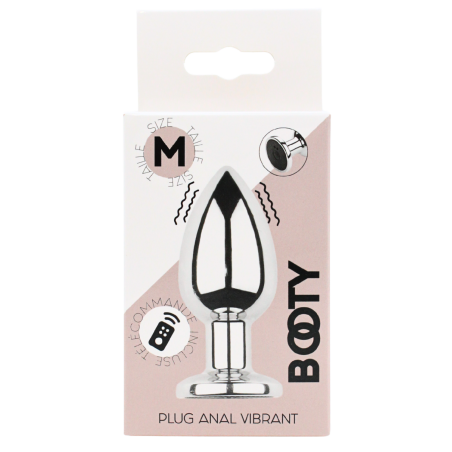 Plug anal vibrant taille M télécommandé