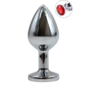 Plug Bijou Anal – Taille M – Cristal Rouge