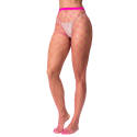Collant large maille rose - MAL1106NPK