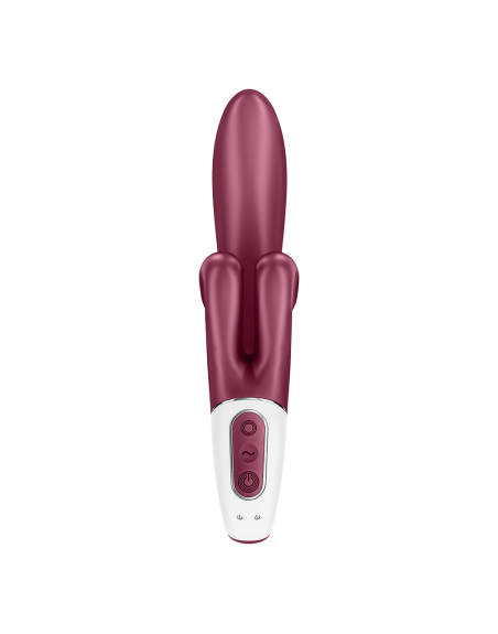 Vibromasseur rabbit point G rouge double stimulation clitoridienne Touch Me Satisfyer - CC597811SA